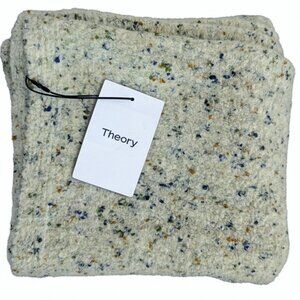 NWT Theory Evergreen Multi Tweed Bouclé Scarf | Quiet Luxury Minimalist Designer